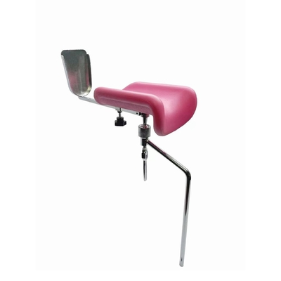 Material PU de metal rosa luxo peças de cadeira ginecológica descanso para as pernas