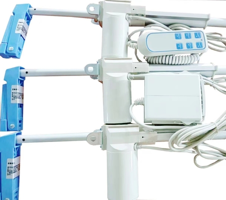 Sistema de atuador elétrico de cama de hospital com controlador manual de caixa de controle