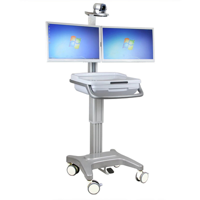 Carro médico sem emenda plástico do computador do ABS 35Kg 460mm