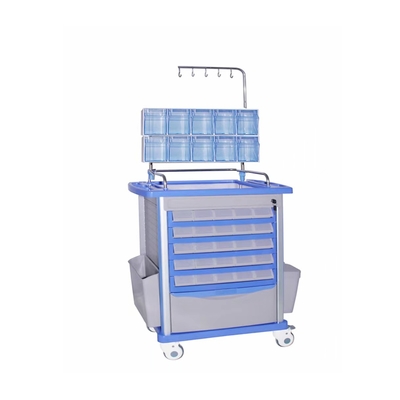 Veículo de entrega de medicamentos para hospitais com roda azul Veículo de entrega de medicamentos