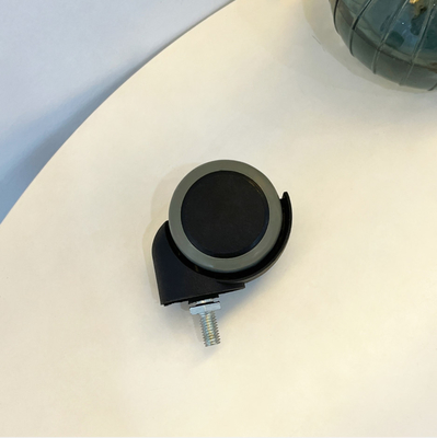 2 Inches Hospital Casters Preto Acessórios Especiais PU Material