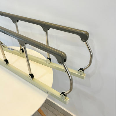 Cinco acessórios de nylon dobráveis da cama de hospital do braço da segurança do perfil