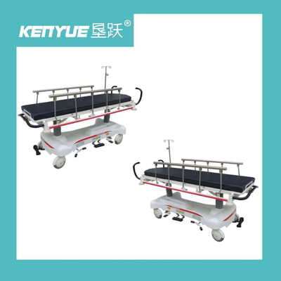 Ambulância de emergência Médica Travesseiro Trolley de aço inoxidável Altura ajustável