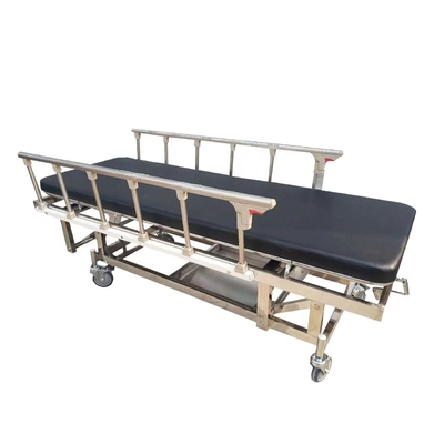 Produto médico Estrutura do doente Roda de carrinho com tampa externa de travagem Cama de transporte de cadeira de rodas