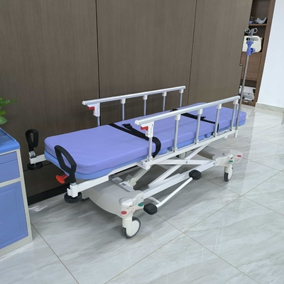 Carrinha hidráulica Equipamento Hospitalar Equipamento médico Carrinho de paciente Guarda-roupa dobrável Transferência de cadeira de rodas b
