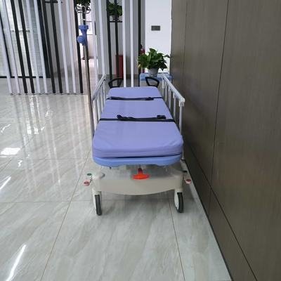 Carrinha hidráulica Equipamento Hospitalar Equipamento médico Carrinho de paciente Guarda-roupa dobrável Transferência de cadeira de rodas b
