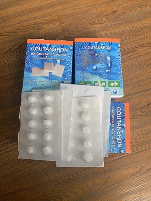 Esponja dentária hemostática absorvente de gelatina
