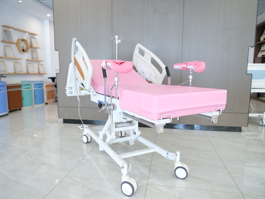 Cama de exame ginecológico manual com placa traseira ajustável
