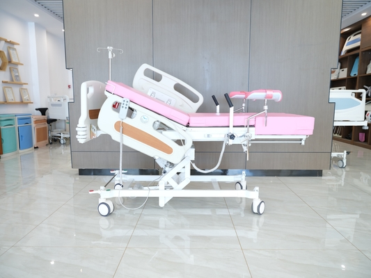 Cama de exame ginecológico manual com placa traseira ajustável