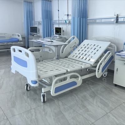 Cama de enfermagem elétrica de três funções