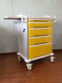 Caixa que embala o equipamento médico do hospital do carro do trole, trole do impacto da emergência
