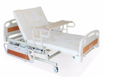 Cama elétrica de gerencio ajustável dos cuidados do hospital da parte traseira médica da cama para a casa no branco