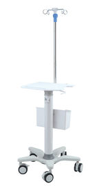 Trole médico do monitor com o trole móvel da altura ajustável