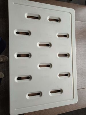 Espessura 35mm dos acessórios médicos da cama de quatro porções acessórios azuis da cama de hospital