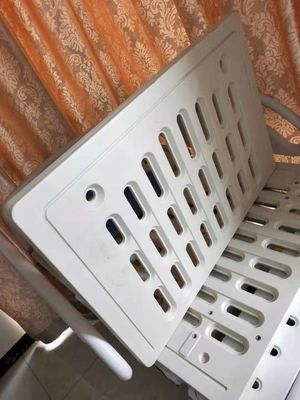 Espessura 35mm dos acessórios médicos da cama de quatro porções acessórios azuis da cama de hospital