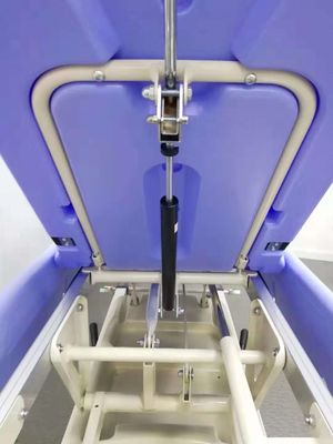 Maca paciente central de transferência dos rodízios 150mm dos trilhos de lado de PatientTransfer CartRotating da emergência