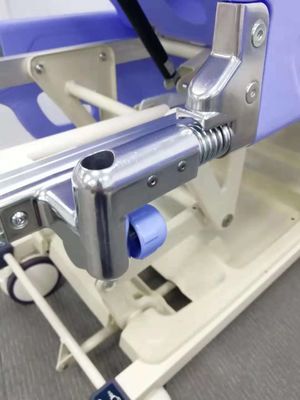 Maca paciente central de transferência dos rodízios 150mm dos trilhos de lado de PatientTransfer CartRotating da emergência