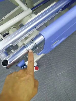Maca paciente central de transferência dos rodízios 150mm dos trilhos de lado de PatientTransfer CartRotating da emergência