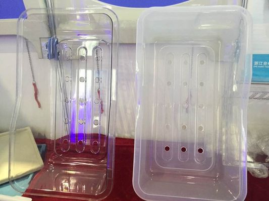 Material transparente da bacia do bebê do hospital dos acessórios da ucha para bebês