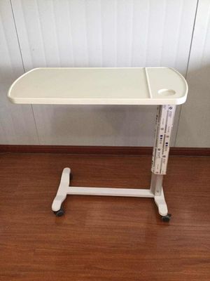Mola de gás plástica da placa da tabela de cabeceira da mobília do hospital ajustável