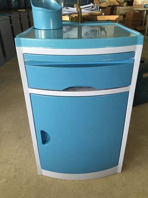 Armário médico da cabeceira do ABS do hospital da mobília 50X50X80Cm com gavetas