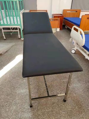 Sofá paciente médico do exame da clínica de aço inoxidável da cama do exame para a venda