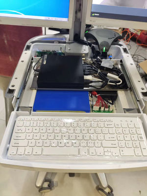 Carro móvel integrado médico de Worksation do computador da liga de alumínio do trole