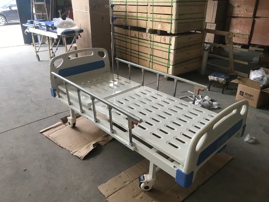 Cama de hospital 250kgs aluída manual traseira ajustável de Medicare 480mm única