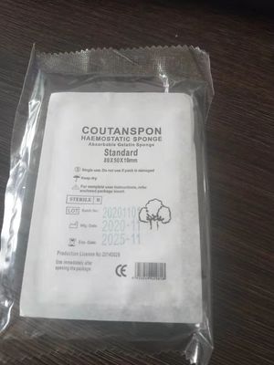 Esponja Hemostatic da gelatina da esponja da gelatina da cirurgia médica absorvente