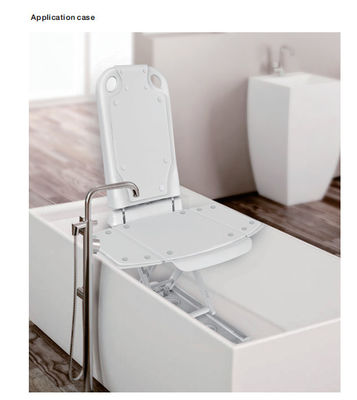 Do banho ajustável elétrico da cadeira de banho do agregado familiar patim de Seat anti branco