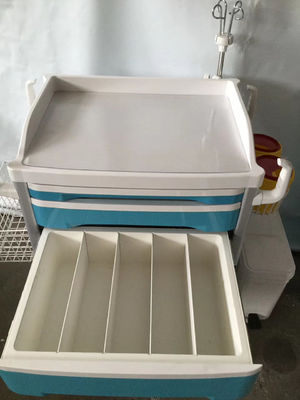 Trole médico do ABS no hospital distribuidor do carro do impacto da medicina das rodas