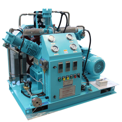 O compressor de alta pressão médico do oxigênio lubrifica totalmente a maneira refrigerar de ar livre