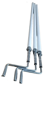 Punho aluído médico de metal branco do balancim para a cama de hospital manual