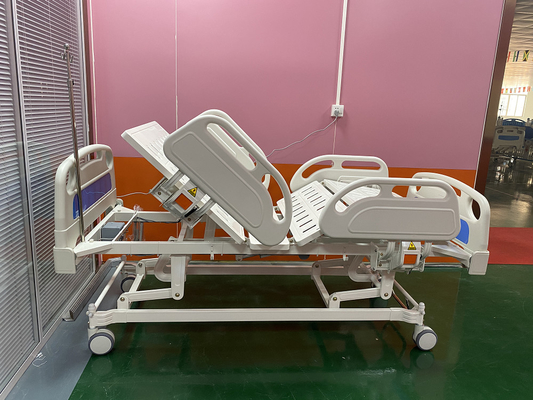 ICU Ward Room Electric Hospital Beds azul e branco