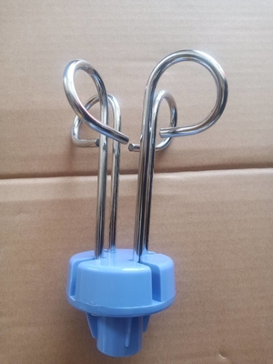 Infusão de aço inoxidável azul Rod Hook For Hospital