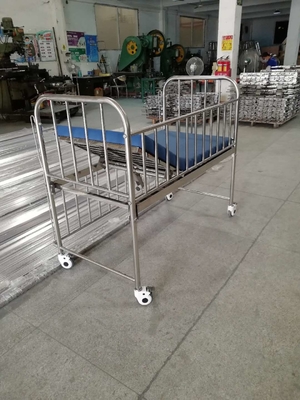 Cama de hospital infantil material de aço inoxidável médica