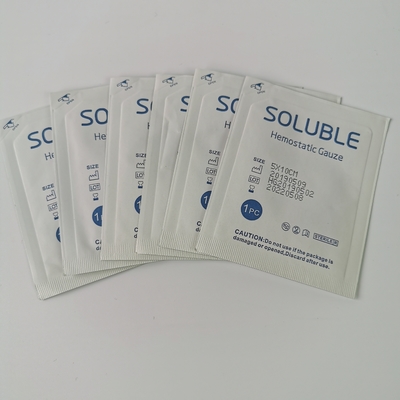 Material branco da celulose carboxymethyl da gaze hemostatic médica