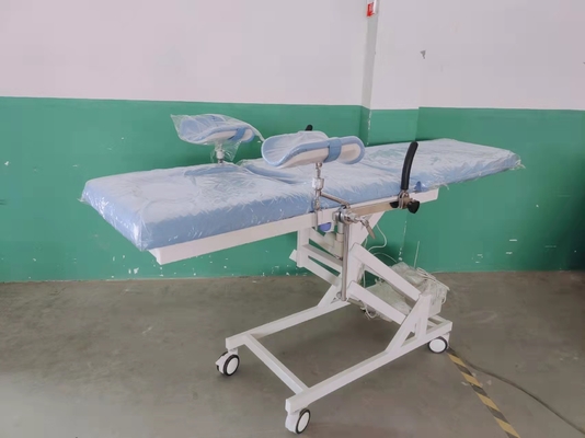 Cor azul médica da tabela elétrica da entrega obstétrico