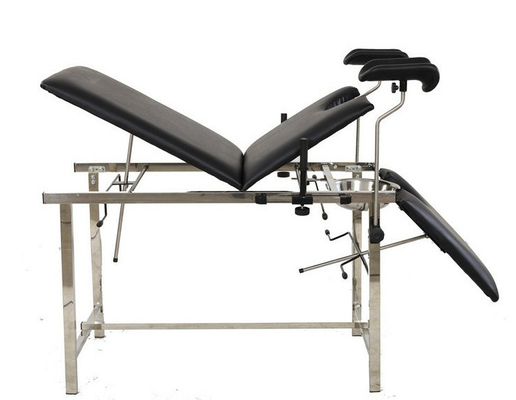 Tabela Gynecological do tratamento do exame da cama elétrica de aço inoxidável da entrega