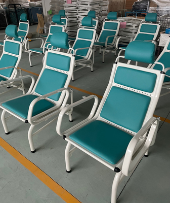 Único Seat luxuoso com a cadeira ajustável da infusão do hospital do espaldar da cabeceira