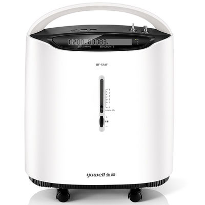 O concentrador médico do oxigênio do tipo 5L de Yuwell flui máquina do gerador do oxigênio de 93%